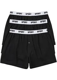 Wijde jersey boxershort (set van 3), bpc bonprix collection