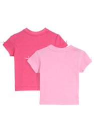 Baby T-shirt van biologisch katoen (set van 2), bpc bonprix collection