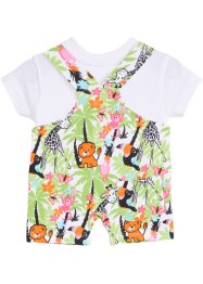 Baby T-shirt en sweat tuinbroek (2-dlg. set), bpc bonprix collection