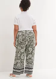 Losjes vallende broek met paisley, bonprix