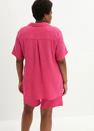 Lange mousseline overhemdblouse, bonprix