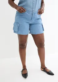 Cargo jeans short, mid waist, John Baner JEANSWEAR