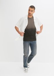 Muscle shirt met kleurverloop van biologisch katoen, slim fit, RAINBOW