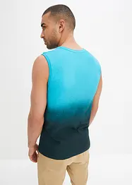 Muscle shirt met kleurverloop van biologisch katoen, slim fit, bonprix