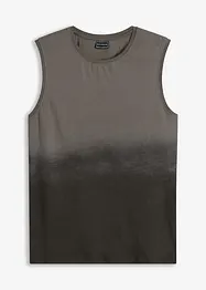 Muscle shirt met kleurverloop van biologisch katoen, slim fit, bonprix