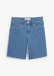 Mid waist jeans bermuda, straight, John Baner JEANSWEAR