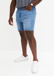 Lange jeans short met comfortband, loose fit, John Baner JEANSWEAR