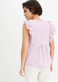 Shirt met broderie anglaise, BODYFLIRT