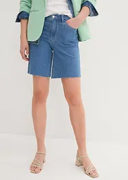 Mid waist jeans bermuda, straight, John Baner JEANSWEAR