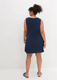 Frotté jurk in A-lijn, bonprix