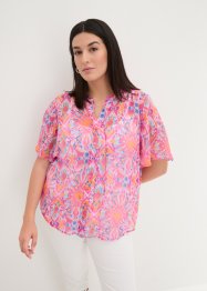 Chiffon blouse met korte mouwen, bpc selection