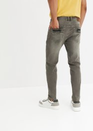 Regular fit stretch jeans, tapered, bonprix