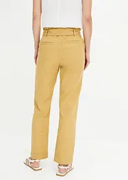 Lichte twill broek met comfortband, bonprix