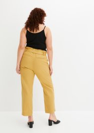 Lichte twill broek met comfortband, BODYFLIRT