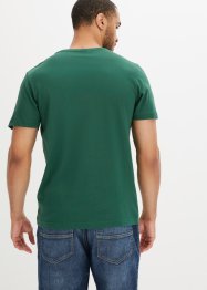 T-shirt met V-hals (set van 3), bonprix