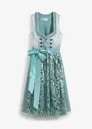 Dirndl met pailletten en schort (2-dlg. set), bonprix