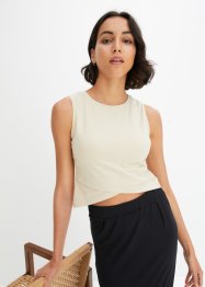 Cropped top van katoen-stretch, RAINBOW