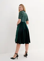 Dirndl met schort met borduursel (2-dlg. set), bonprix