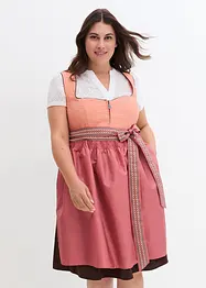 Midi dirndl met ritssluiting (2-dlg. set), bpc bonprix collection