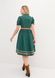 Tiroler midi jurk met riem (2-dlg. set), bpc bonprix collection