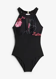 Badpak met transparant inzetstuk, bonprix