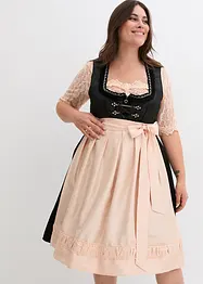 Dirndl schort in suède look, bonprix