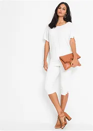 Vleermuisshirt met kant, bonprix