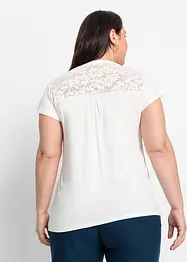Henley shirt van een viscosemix, bonprix