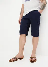 Lange sweat cargo bermuda, regular fit, bonprix