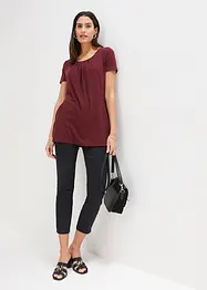 Longshirt met viscose, bonprix