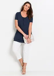 Longshirt met viscose, bonprix