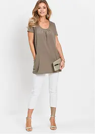 Longshirt met viscose, bonprix