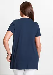 Longshirt met viscose, bonprix