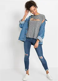 Longshirt van viscosemix, bonprix