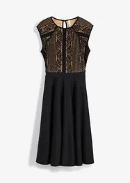 Jurk met kant, bonprix