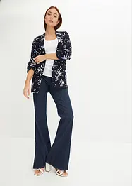 Lange gedessineerde blazer, bonprix