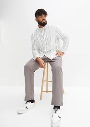 Regular fit twill broek van katoen, straight, bonprix