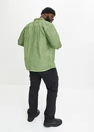 Overhemd in gewassen look, lange mouw, bonprix