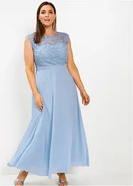 Maxi galajurk met kant, bonprix