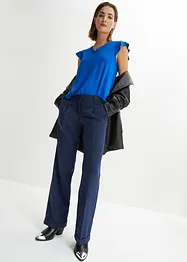 Shirt met kant van viscose, bonprix