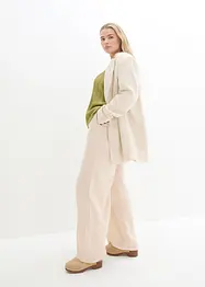 Wijde, lange blazer met knoopdetail, bonprix