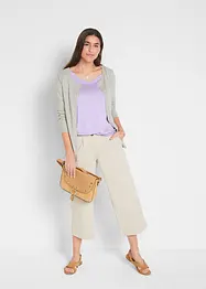 Longshirt van zachte viscose (set van 2), bonprix