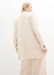 Wijde, lange blazer met knoopdetail, bonprix
