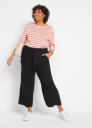 Culotte van lichte linnenmix, bonprix