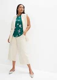 Gedessineerde top  met viscose, bonprix