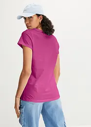 Shirt met ronde hals (set van 5), korte mouw, bonprix