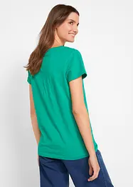Shirt met ronde hals (set van 5), korte mouw, bonprix