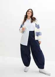 Lichte twill broek in een elastische katoenmix, bonprix