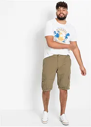 Cargo bermuda van katoen, regular fit, bonprix