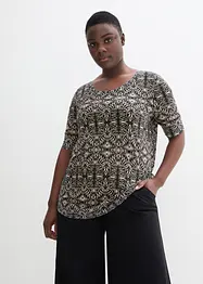 Shirt in een zachte viscosemix, bonprix
